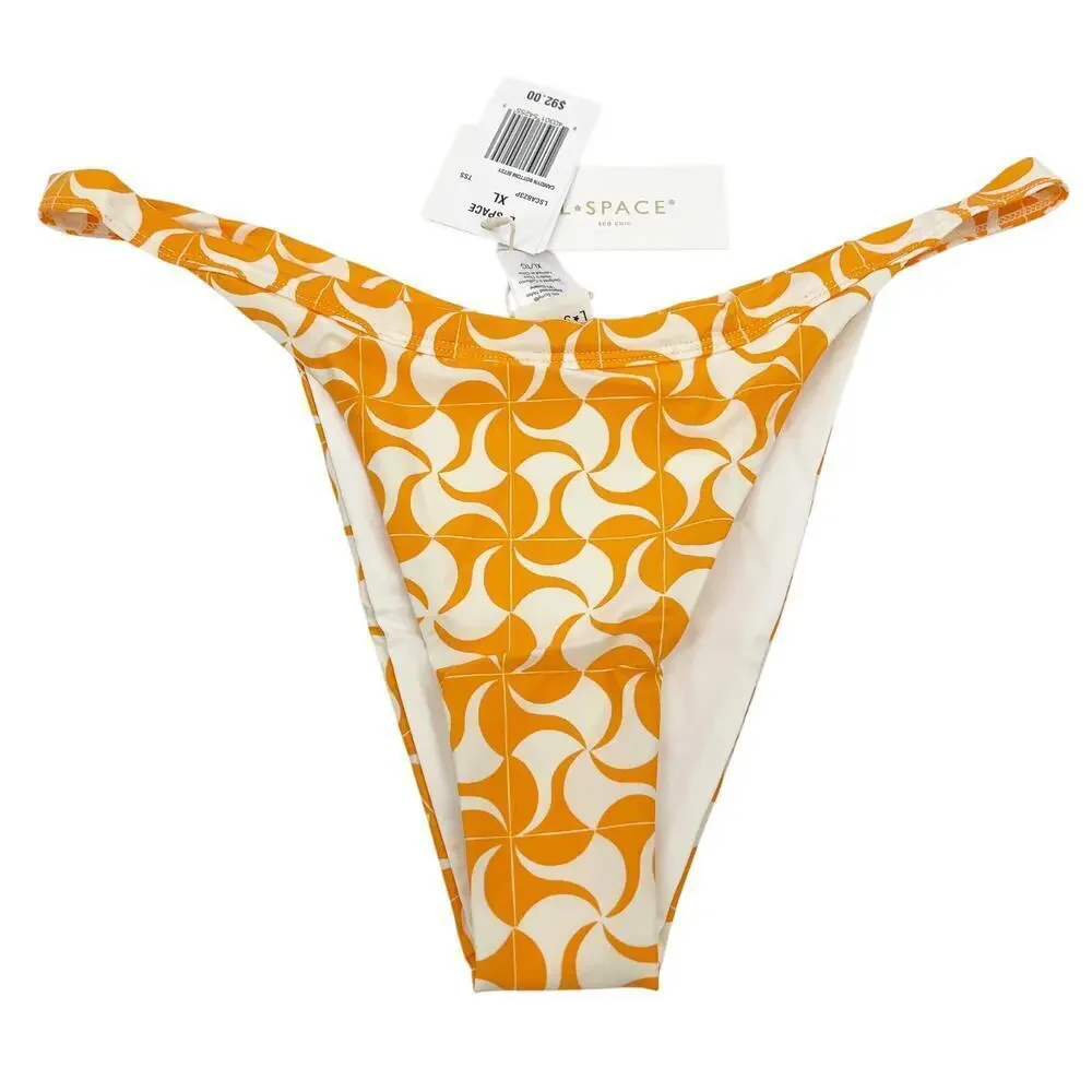 L*Space Camdyn High Cut Cheeky Bikini Bottoms Size XL NEW NWT